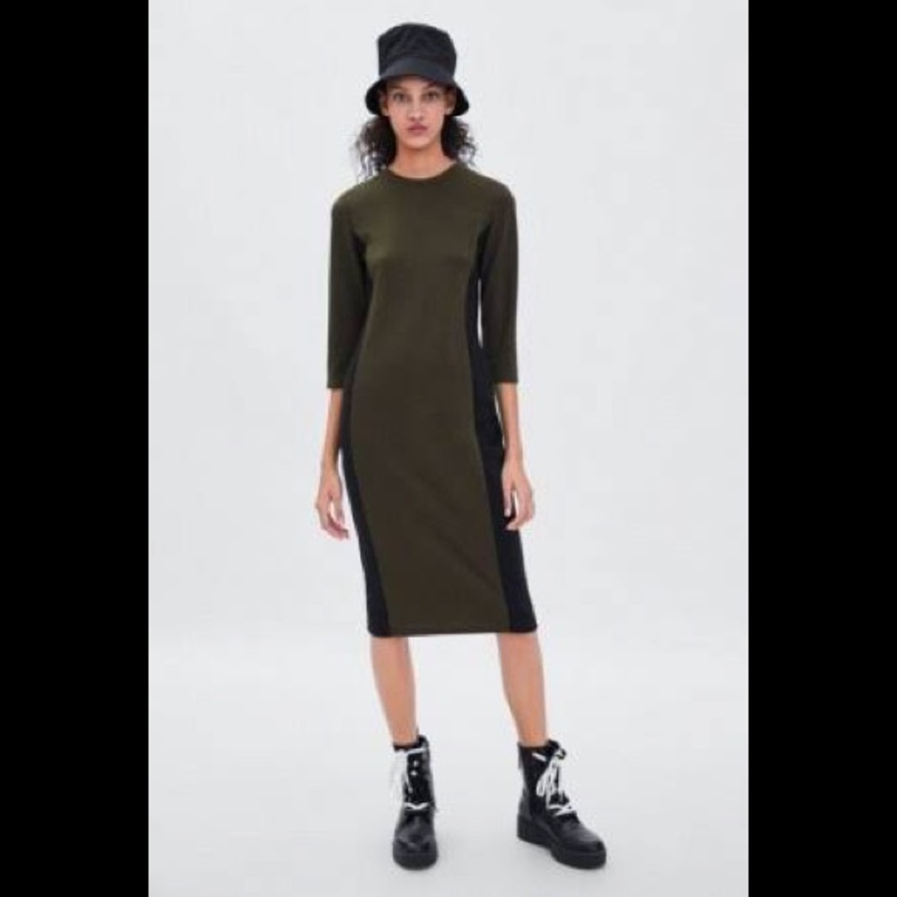 Zara color block dress